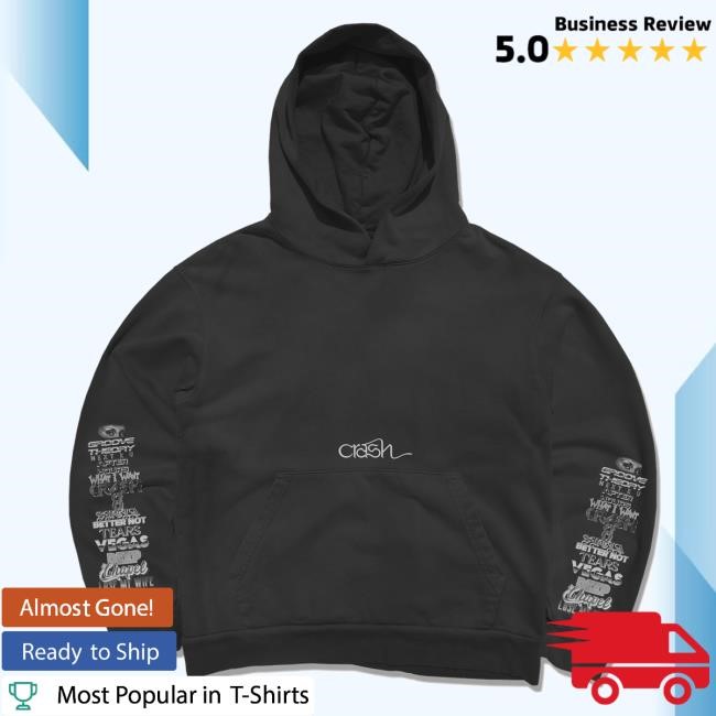 Official Kehlani Merch Store Kehlani Clothing Shop Crash Sweartshirt (Black) Crash Collection