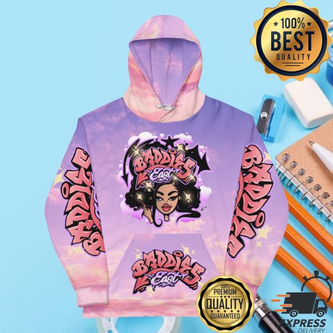 Natalie Lashes Merch Baddies East Long Sleeve Tee