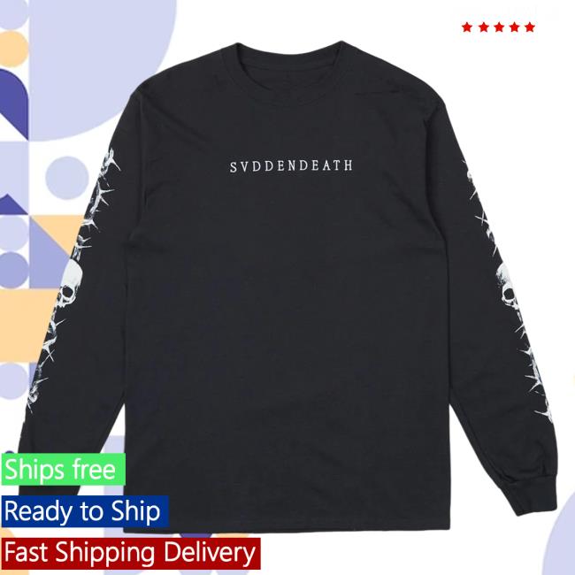 Official Svdden Death Merch Spine Long Sleeve Tee Shirt Svddendeath