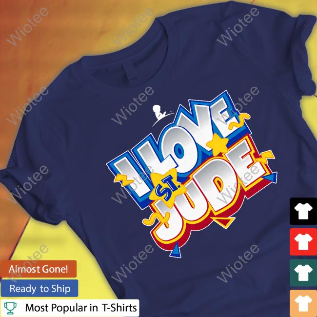 Official St Jude Merchandise I Love St Jude Cartoon Tee