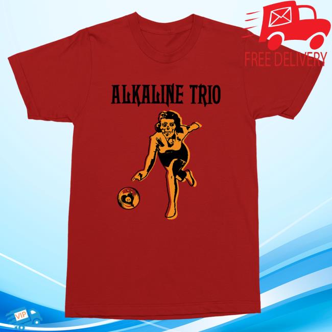 Official Kings Road Merch Store Alkaline Trio Bowling Hot Shirt (Red) AlkalineTrio Kings Road Shop