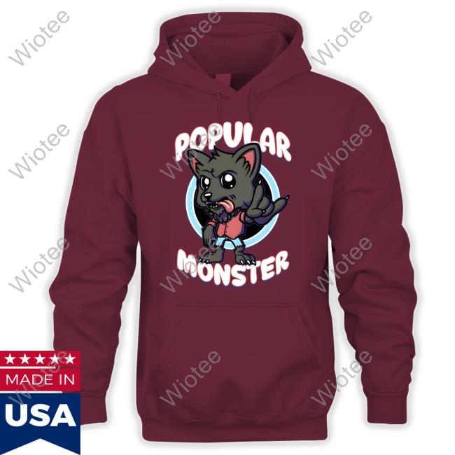 Falling In Reverse Merch Popular Monster Cartoon Wolf T-Shirt