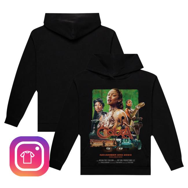 Official Megan Thee Stallion Merch Store Cobra Movie Sweatshirts Megan Thee Stallion Clothing Shop MeganTheeStallion