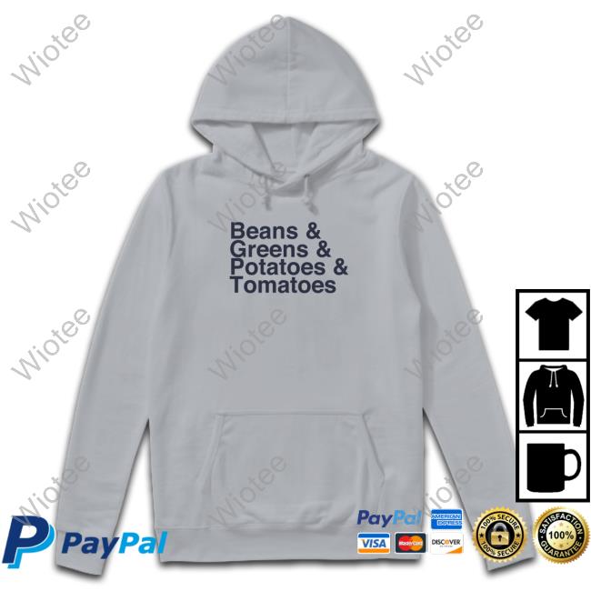 Official Shitheadsteve Merch Thanksgiving List Beans & Greens & Potatoes & Tomatoes Crewneck Sweatshirt