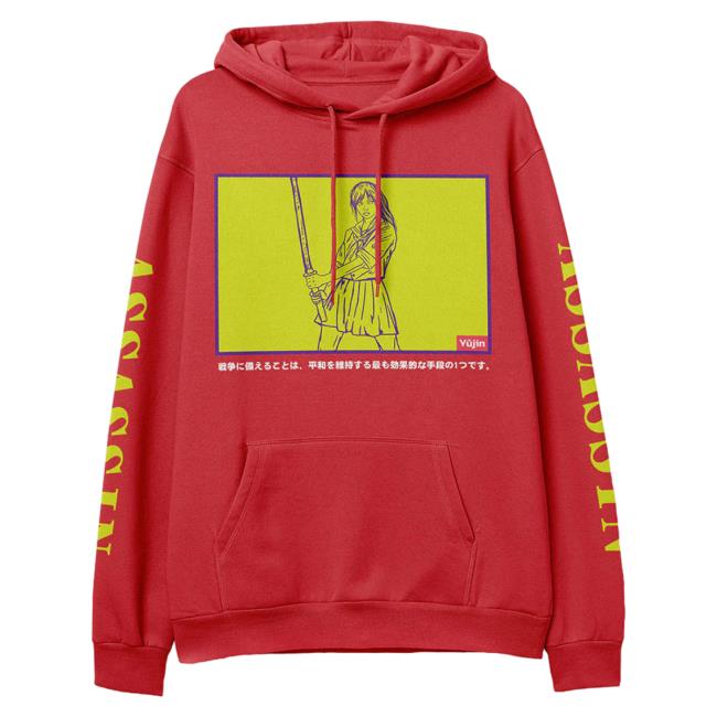 Yujin Clothing x Champion Assassin Crew neck Sweatshirt Red
