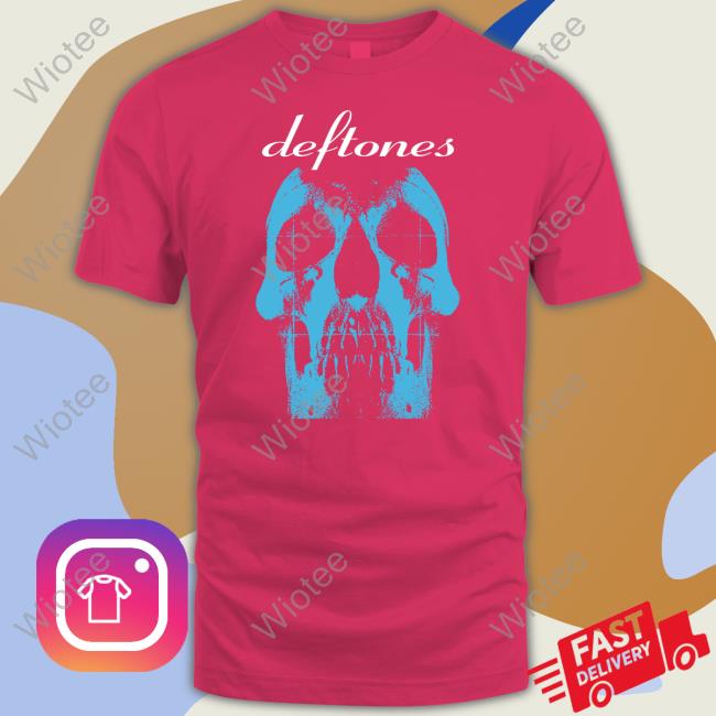 Deftones Split Skull Logo Crewneck Sweatshirt Deftones Merchandise Deftones Split Skull Logo Hoodie Shopdeftones
