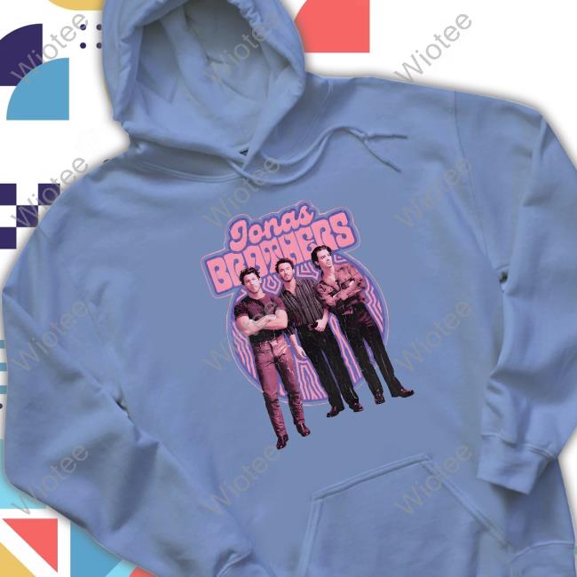 Jonas Brothers Shop Purple Retro Tee Shirt Official Jonas Brothers Shop Purple Retro T-Shirt