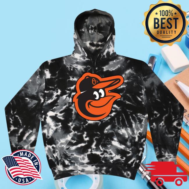 Official Dicks Sporting Goods Stitches Baltimore Orioles Black Tie Dye Hoodies Tie-Dye Dickssportinggoods