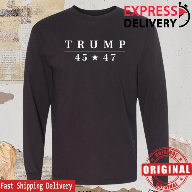 Heavyweight 45★47 Long Sleeve T-Shirt By Donald Trump Utility Layering 45★47 Long Sleeve T-Shirt Donald Trump
