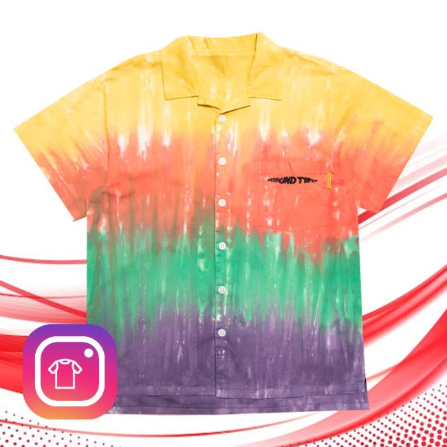 Official Round Two Clothing Store Shop Perspective Tye Dye Button Up Tshirt Roundtwostore
