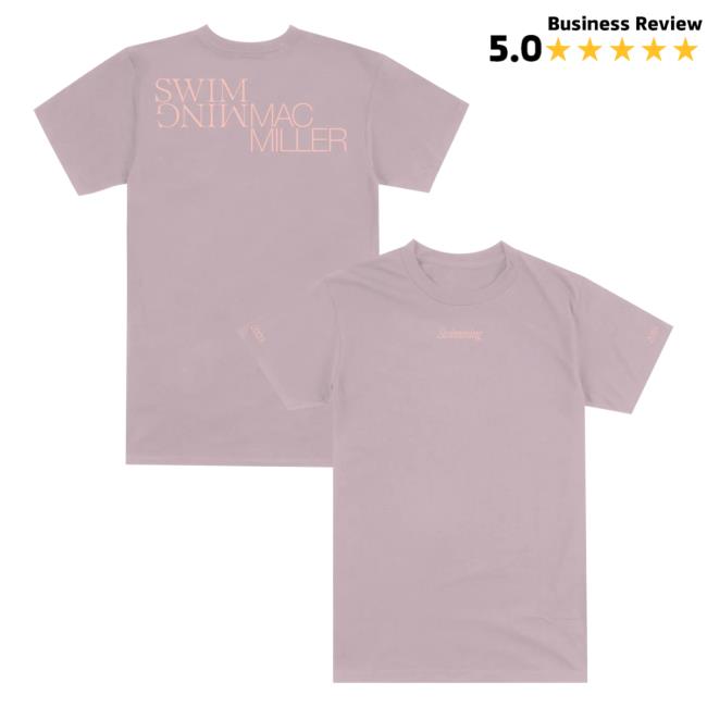 Official Mac Miller Apparel Clothing Store Merch Shop MacMiller Swimming Reflection Tshirt