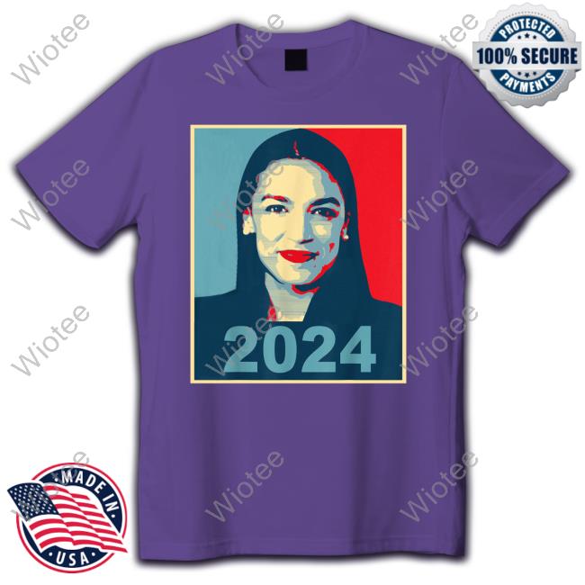 Aoc Alexandria Ocasio-Cortez 2024 Tee Shirt Aoc Alexandria Ocasio-Cortez 2024 T Shirts