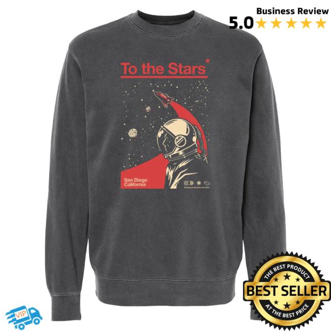 Official To The Stars Store Clothing Shop Store Suit-Up Midweight Crew neck Sweatshirt Pigment Black
