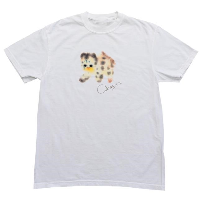Official Clairo Charm Cat Tee (White)