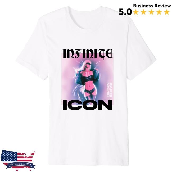 Infinite Icon Announce Classic T Shirt - Paris Hilton | Shop Infinite Icon Merch