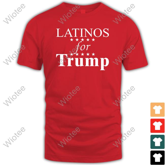 Official Trumplatinos Donald Trump Latinos For Trump T Shirt Red