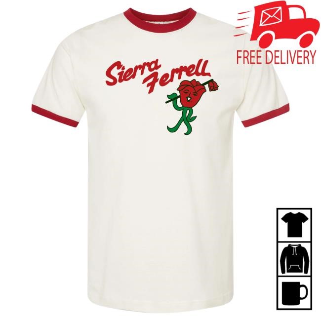 Official Sierra Ferrell Store Ringer Ramblin' Rose Tees