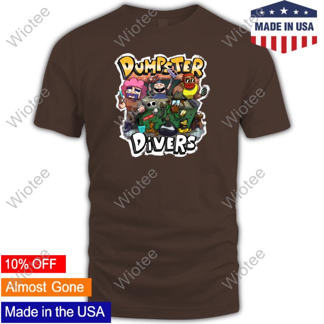Neebs Gaming Merch Dumpster Divers Tee Shirt Neebs Gaming Dumpster Divers T-Shirt