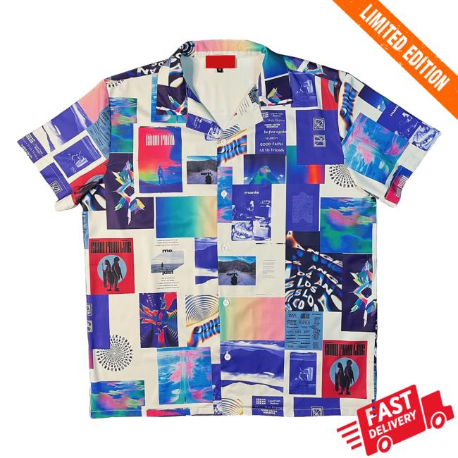 Official Color Mural Button Up Hawaiian Shirt