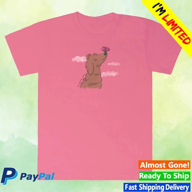 We Rate Dogs Merch Watercolor Butterfly Shirts - Pink We Rate Dogs Merch Watercolor Butterfly Hot Shirt - Pacific Blue