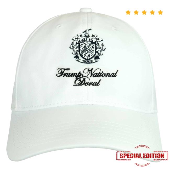 Official Donald Trump Merch Store Donald Trump National Doral Crest Hat Donald Trump Apparel Clothing Shop DonaldTrump