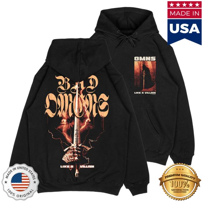 Official Bad Omens Apparel Clothing Store Wraith Pull Over Hoodie BadOmens Merch