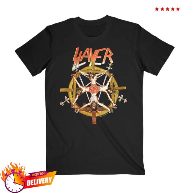 Slayer Crucifixion Wheel Shirt – Slayer Store Merch