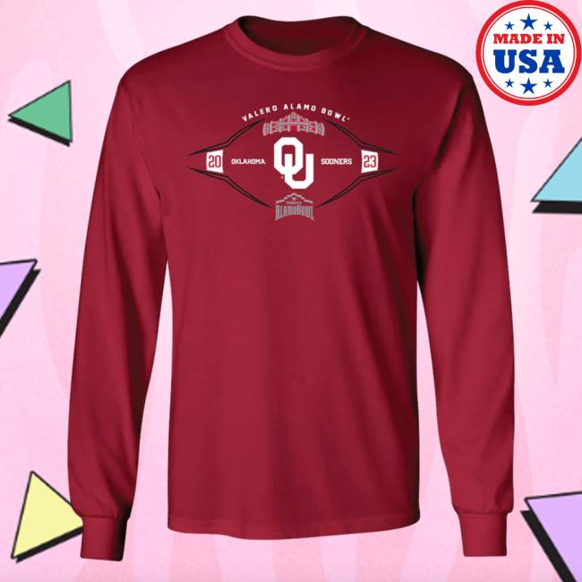 Alamo Bowl Merch 2023 Valero Alamo Bowl Oklahoma Shirt