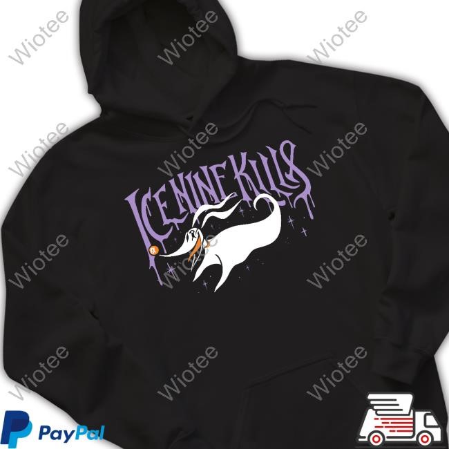 Official Ink Merch Store Ice Nine Kills Zero Nightmare Before Christmas Long sleeve T shirt IceNineKills