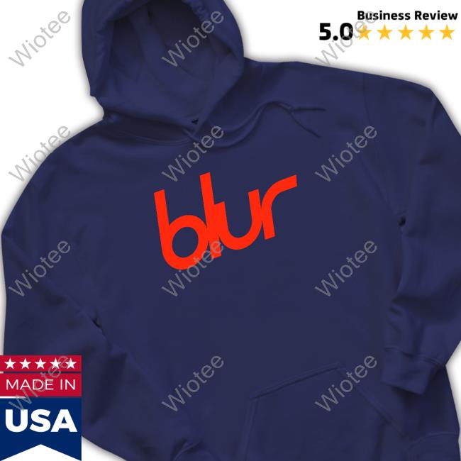 Blur Merch Blur New Logo Blue T Shirts Official Blur Merch Blur New Logo Blue Tee Shirt