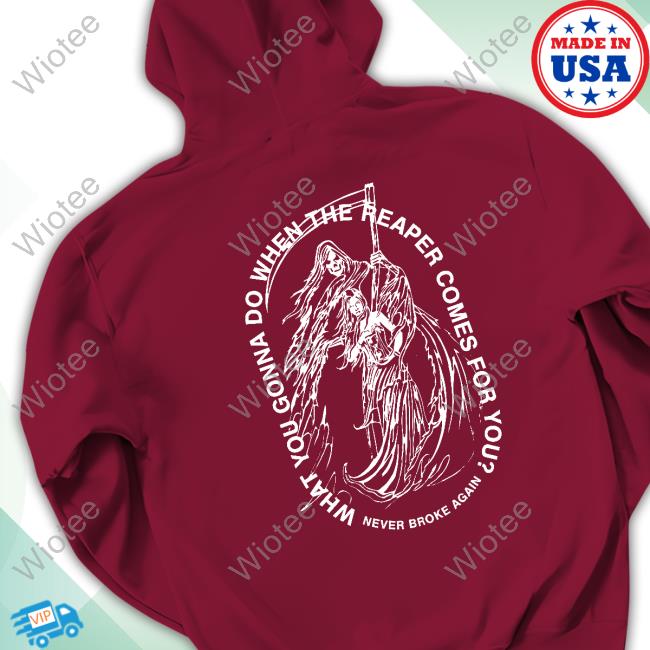Never Broke Again Reaper T-Shirt NBA Youngboy Reaper Crewneck Sweatshirt