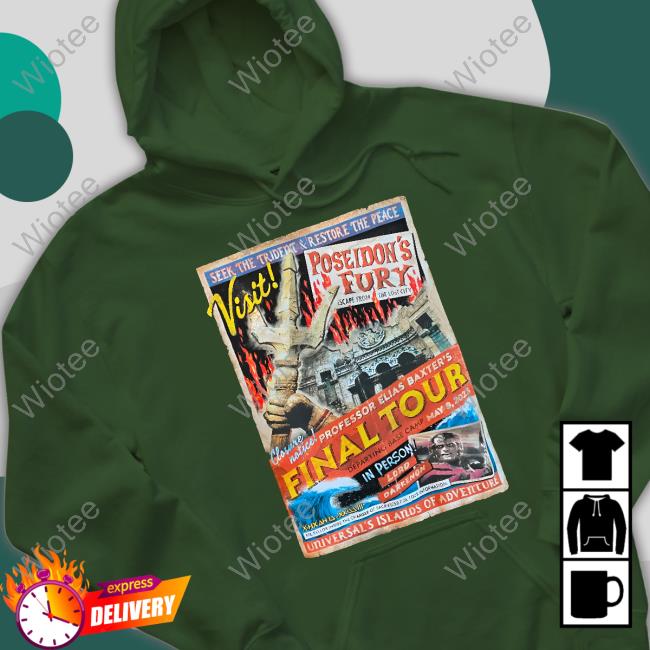 Universal's Islands Of Adventure Poseidon's Fury Farewell Tee Universal's Islands Of Adventure Poseidon's Fury Farewell Tee Shirt
