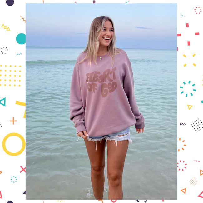 Official Elevated Faith Clothing Heart Of God Unisex Popover Sweatshirt