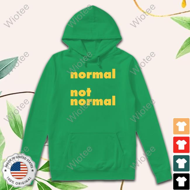 Cameo Normal Not Normal Logo Hoodie Normal Not Normal Logo Shirt
