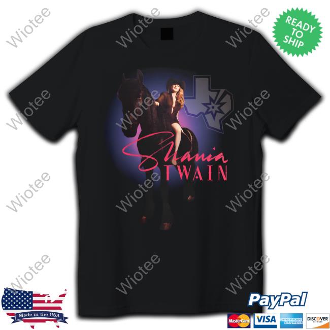 San Antonio Spurs X Shania Twain 2023 Concert T-Shirt