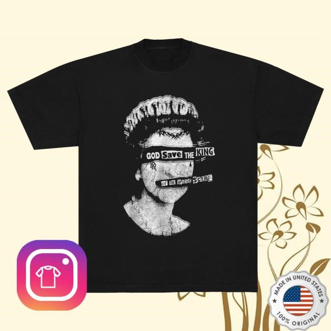Official Falling In Reverse Merch Falling In Reverse God Save the King Shirts
