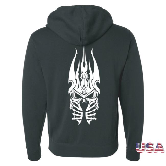 Official Blizzard Merch Store World Of Warcraft Wrath Of The Lich King Helm Hoody