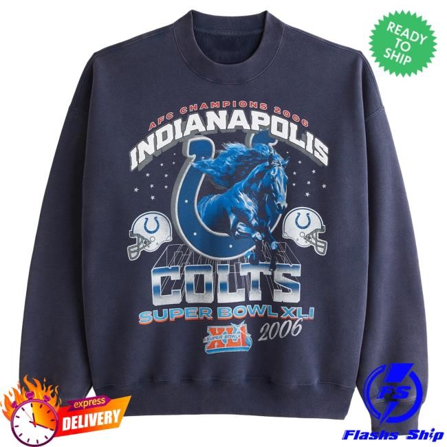 Colts Franchise Graphic Crew Sweatshirt For Fan Sections