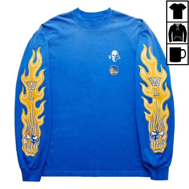 Official Warren Lotas Merch Shop Golden State Warriors L/S Tee | Warren Lotas Golden State Warriors L/S Shirt | Warren Lotas