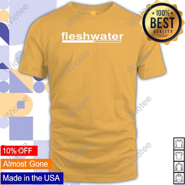 Official Fleshwater Merch Fleshwater Gold Block Hoodie