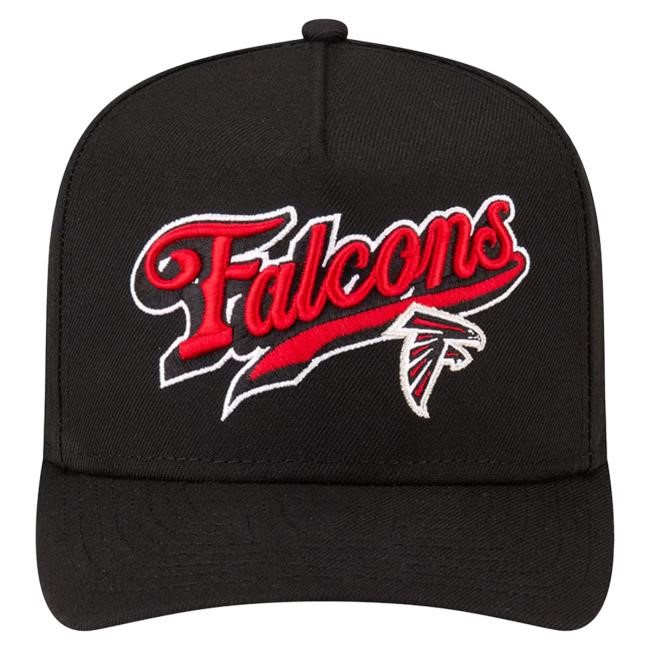 Men's Atlanta Falcons New Era Born x Raised Black A-Frame 9FIFTY Snapback Hat NFL Shop Store
