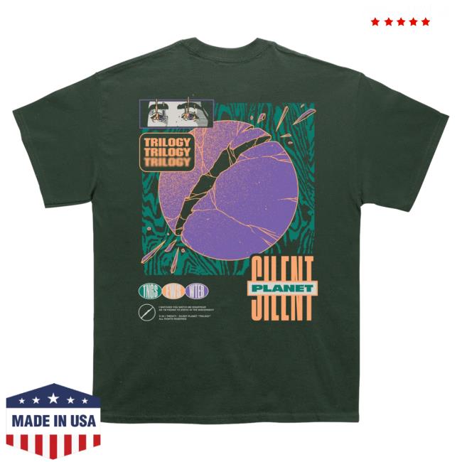 Official Silent Planet Merch Silent Planet Green Trilogy Attractive Shirt Official Silent Planet Merch Silent Planet Green Trilogy Top Shirt