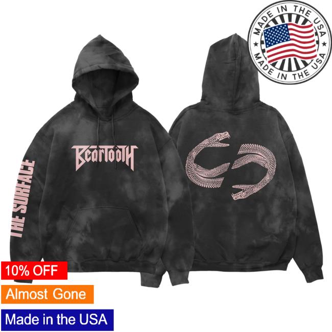 Official Beartooth Band Clothing Beartooth Clothing Beartooth The Snake Dye Hoodies Beartoothband