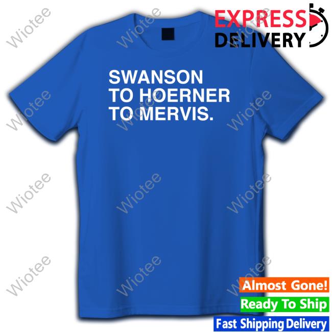 Official Obvious Shirts Swanson To Hoerner To Mervis T-Shirt