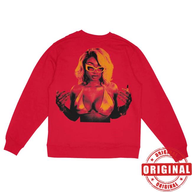 Megan Thee Stallion Official Merch Hot Girl Summer Tour Pullover Sweatshirt Megan Thee Stallion Official Merch Hot Girl Summer Tour Retro Hoodie