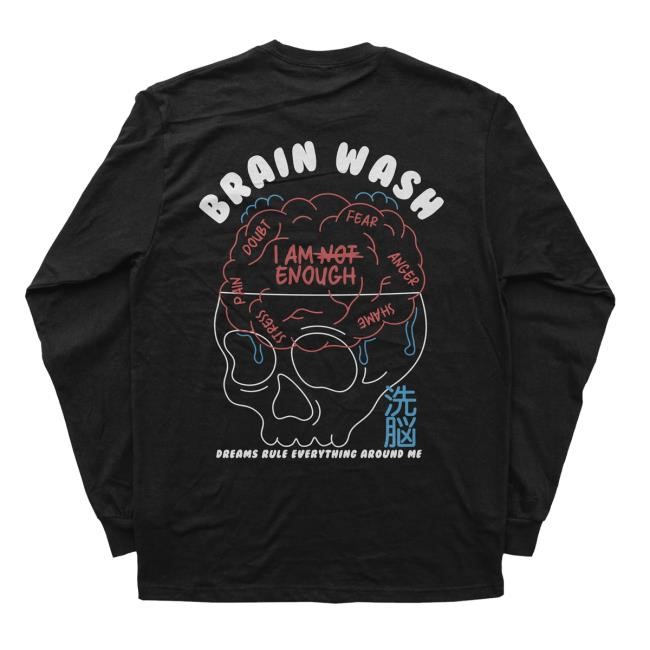 Brain Wash Long Sleeve DREAM Clothing Brain Wash LS Tee DREAM Clothing