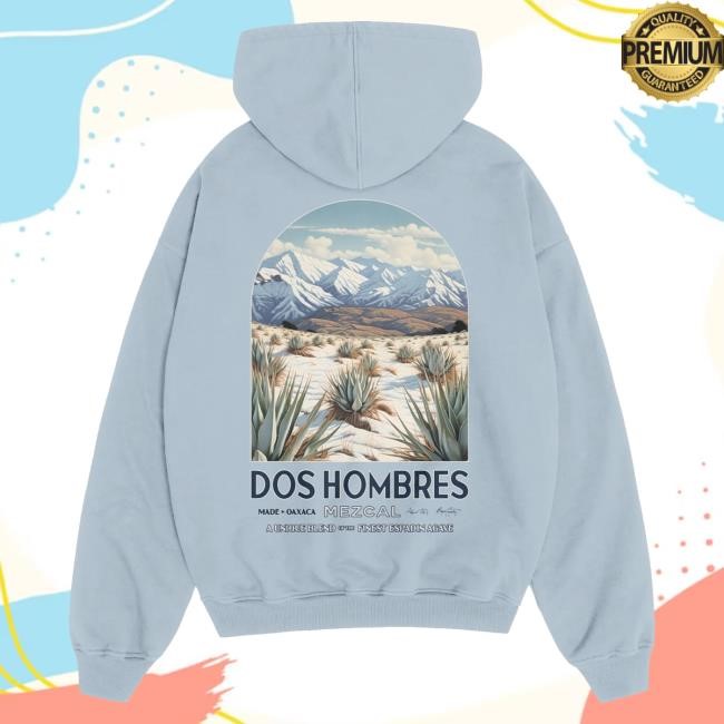 Official Doshombres Merch Dos Hombres Spring Frost Blue Pullover Hoodie