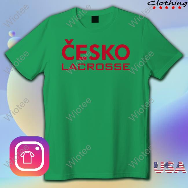 Official Cesko Lacrosse T Shirts Jake Malasek Cesko Lacrosse Crewneck Sweatshirt