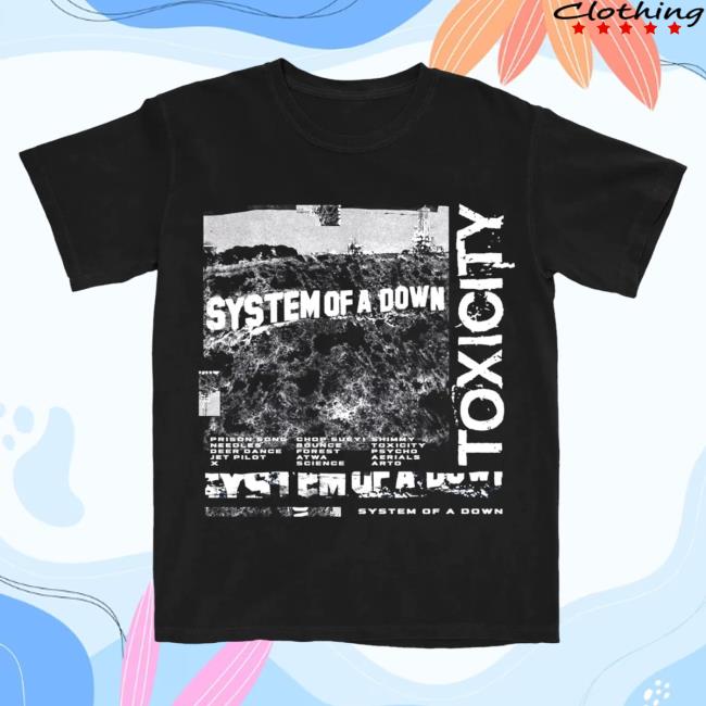 Official System Of A Down Clothing Merch Store Shop System Of A Down Photocopy Toxicity Tee SystemOfADown