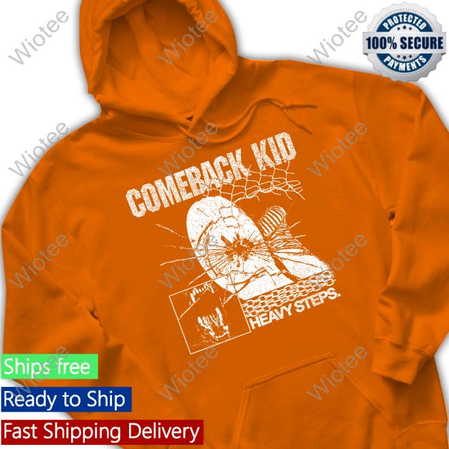 Official Cut Loose Merch Comeback Kid Heavy Steps Long Sleeve Tee Cut Loose Merch Comeback Kid Heavy Steps T-Shirt